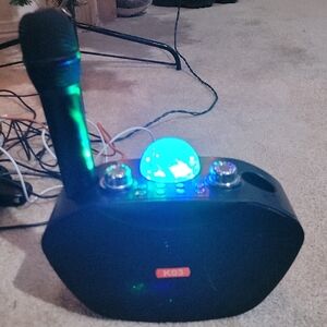 FREE W ANY PURCHASE! READ DESCRIPTION!  Karaoke Machine  W Microphone & LEDLight